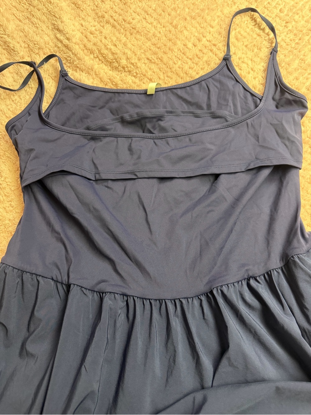 Halara Breezeful Pocket Flowy Maxi Quick Dry Casual Slip Dress Navy- Size XL NWT - Picture 4 of 11